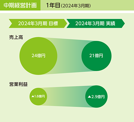 Vision（成長投資から収益拡大へ）